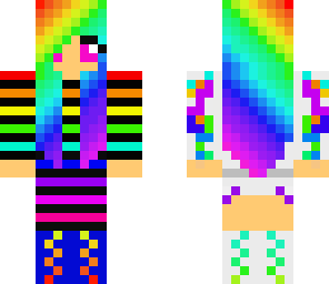 rainbow girl