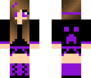 purple creeper girl
