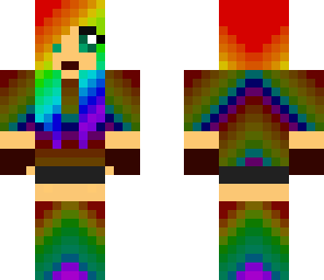rainbow girl