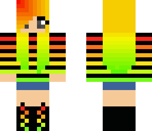 rainbow girl
