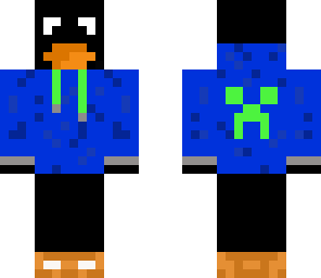 creeper hoodie penguin