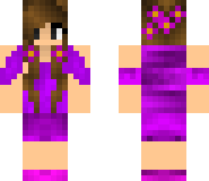 purple blur girl