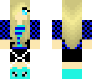 blue girl
