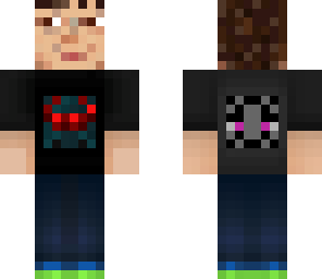 zevatronic cave spider enderman tee no glasses
