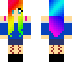 rainbow hair