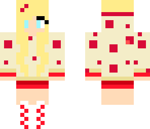 blonde cake girl