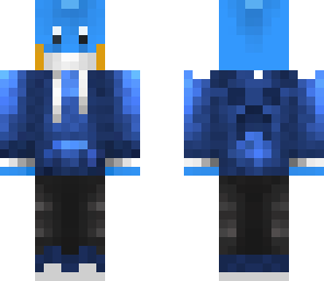 mudkip in hoodie with fin