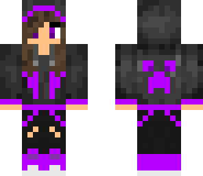 creeper girl purple 