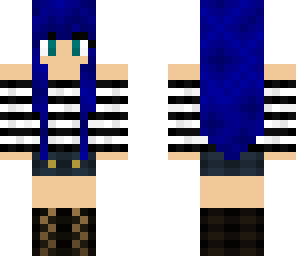 blue hair