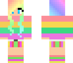rainbow girl