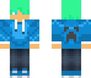 cyan blue sweater 