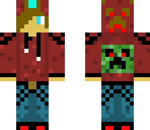 red hoddie