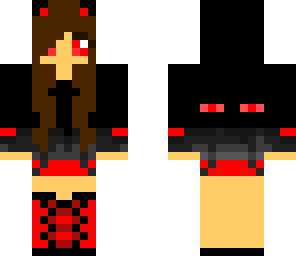 red ender girl with shoes all fixed