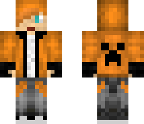 cool orange hoodie