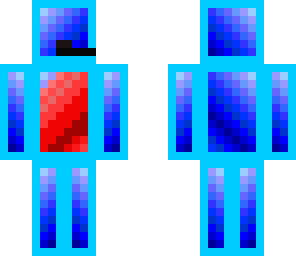 red and blue skin with micro