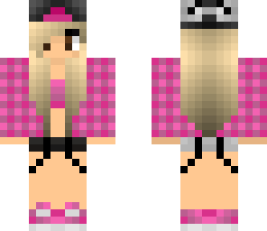 pink skater girl edited