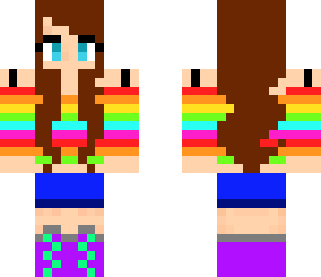 rainbow girl