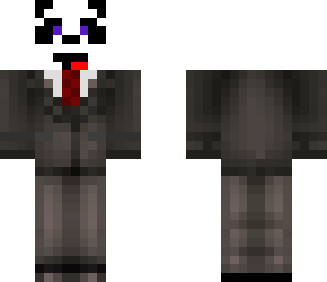 panda in a suit