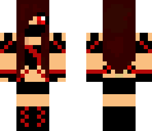 red girl ninja