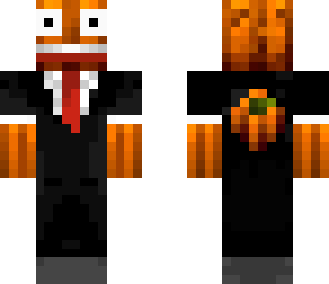 pumpkin in a suit