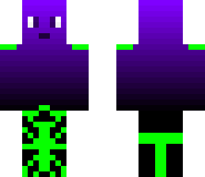 purple black green