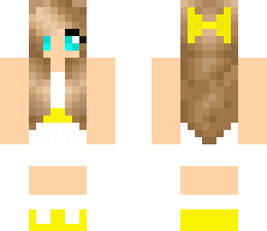 cute girl skin 1- white gold and blue 