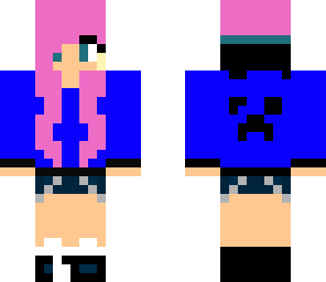 girl with piink hair