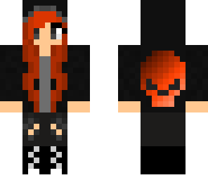 orange emo girl