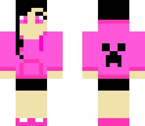 pink creeper jacket girl