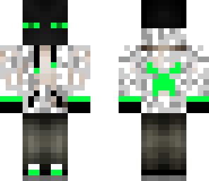 teenage enderman green