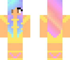cotton candy with cute outfit