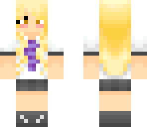 blonde suit girl