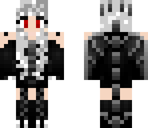 gray haird dragon girl