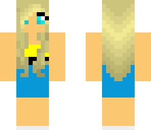 blonde with dress