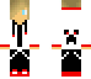 blonde panda teen boy