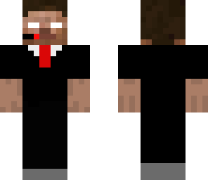 herobrine in a tuxedo
