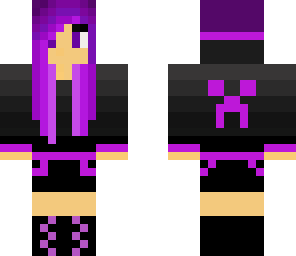purple creeper girl