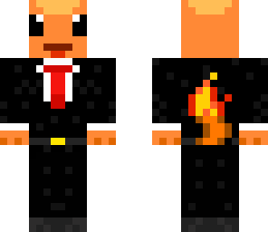 charmander suit and tie