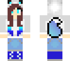 icyblue wolf girl