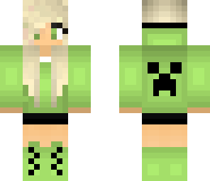 creeper green girl