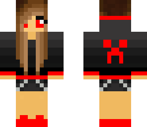 creeaper girl cool red
