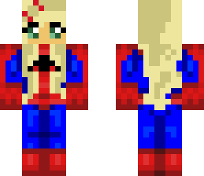 blonde spider girl