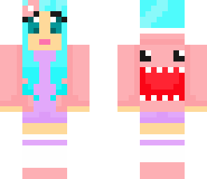 pink domo girl