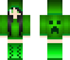creeper hoodie black version