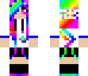 rainbow kitty with head phones