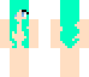 blue hair base girl