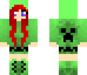 edited creeper girl