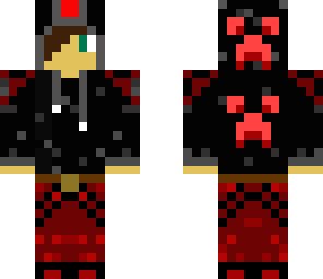 the black hoodie