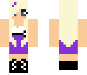 purple dress