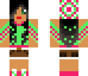 pink and green taffy